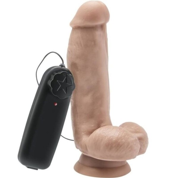 GET REAL - GODE 12 CM AVEC BILLES VIBRATEUR SKIN GET REAL
