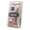 GET REAL - DILDO DE 18 CM CON PERLAS VIBRADORAS GET REAL SKIN