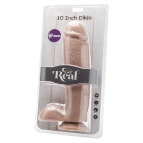 GET REAL - GODE 25,5 CM AVEC BILLES VIBRATEUR SKIN GET REAL