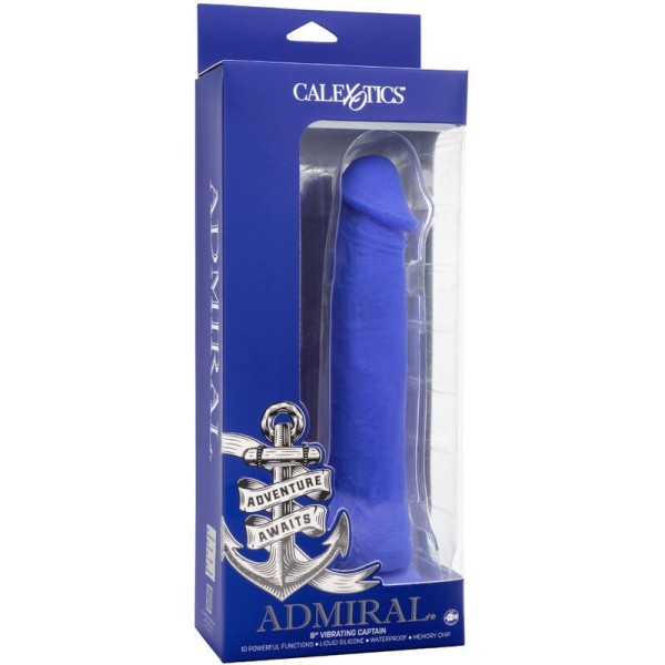 CALEXOTICS - ADMIRAL VIBRATEUR GODE RÉALISTE CAPTAIN BLEU CALEXOTICS