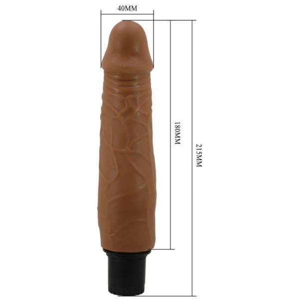 BONITO AMOR - VIBRADOR REALÍSTICO WALDORF 18 CM -O- 4 CM BONITO AMOR ALTO GRAU