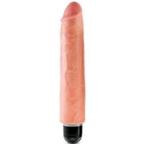 KING COCK - VIBRATEUR RIGIDE RÉALISTE 25.4 CM NATUREL KING COCK