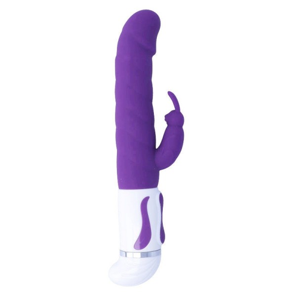 INTENSE - BOBBLE VIBRADOR ROTADOR DE SILICONA LILA INTENSE FUN
