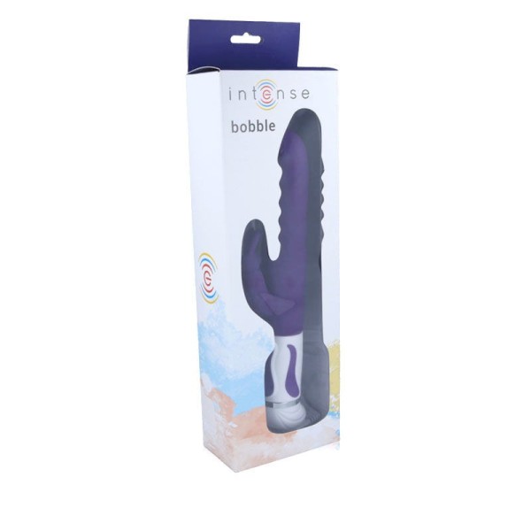 INTENSE - BOBBLE VIBRADOR ROTADOR DE SILICONA LILA INTENSE FUN