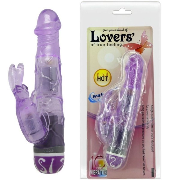 BAILE - VIBRATEURS DE MULTIVITESSES AVEC LAPIN LILAS BAILE VIBRATORS