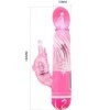 BAILE - VIBRADOR MULTIVELOCIDAD CON ESTIMULADOR LILA VIBRADORES B