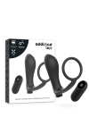 Anneau Pénis avec Plug Anal Noir Rechargeable - Pas Cher | Discrétion Garanties & Qualité Premium - ADDICTED TOYS