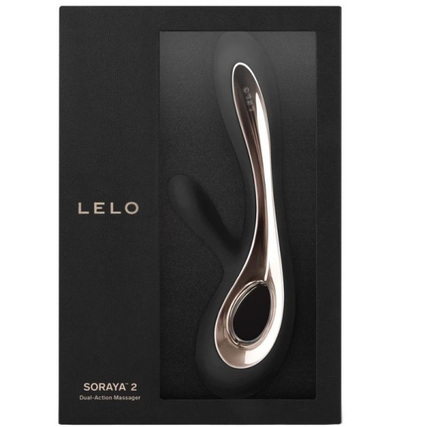 LELO - VIBRATEUR SORAYA 2 LAPIN NOIR LELO - Pour clitoris