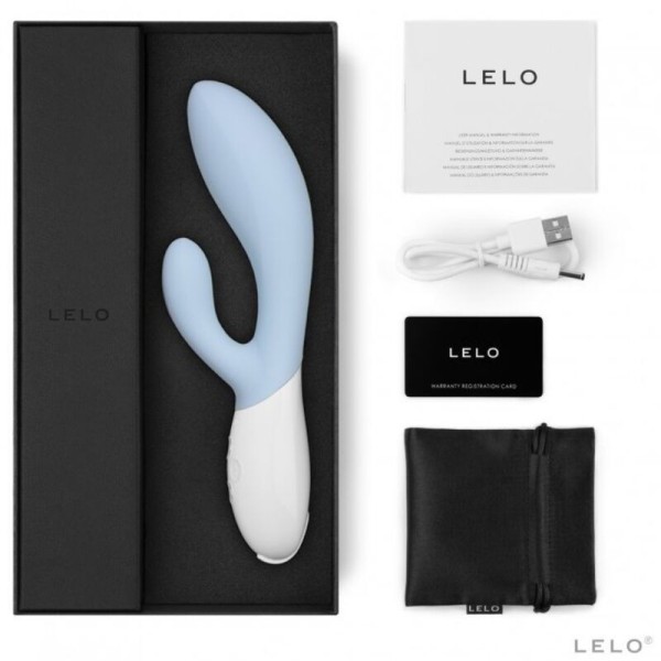LELO - VIBRATEUR INA 3 LUXE CELESTE LELO - Vibrateurs de lapin