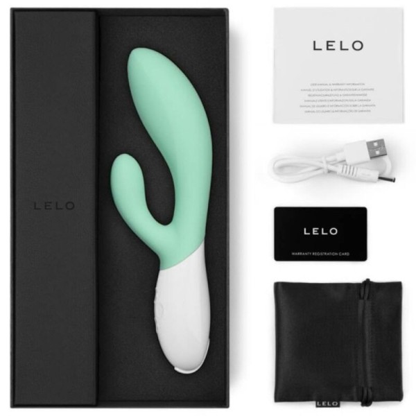 LELO - INA 3 VIBRATEUR VERT LAPIN LUXE AUX ALGUES LELO - Pour clitoris