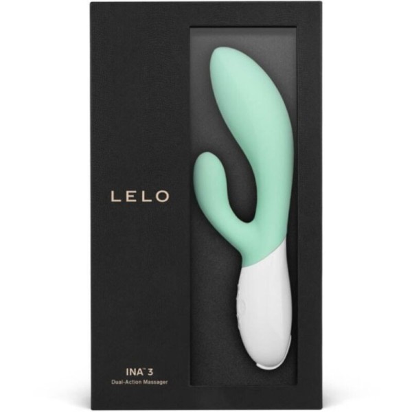 LELO - INA 3 VIBRATEUR VERT LAPIN LUXE AUX ALGUES LELO - Pour clitoris