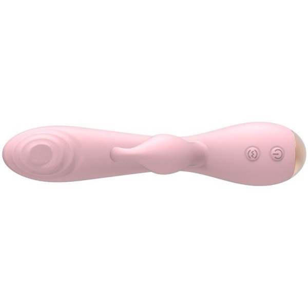 NALONE - VIBRATEUR MAGIC STICK AVEC LAPIN - ROSE CLAIR NALONE