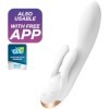 SATISFYER - APLICACIÓN VIBRADOR SATISFYER CONNECT DOBLE FLEX BLAN