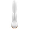 SATISFYER - APPLICATION VIBRATEUR DOUBLE FLEX BLANC SATISFYER CONNECT