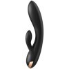 SATISFYER - APPLICATION VIBRATEUR DOUBLE FLEX NOIR SATISFYER CONNECT