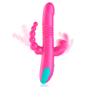 HAPPY LOKY - DONALD TRIPLE STIMULATION : ANAL, G-SPOT & CLITORAL WATCHME TECHNOLOGIE SANS FIL COMPATIBLE HAPPY LOKY