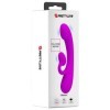 PRETTY LOVE - VIBRATEUR SINCÈRE ET ONDES STIMULANTES CLITORIDIENNES SILICONE VIOLET PRETTY LOVE