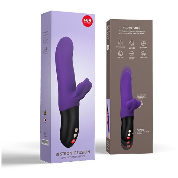 FUN FACTORY - BI STRONIC FUSION DOUBLE PULSATEUR VIOLET FUN FACTORY