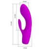 PRETTY LOVE - VIBRATEUR RECHARGEABLE TIM PURPLE PRETTY LOVE FLIRTATION