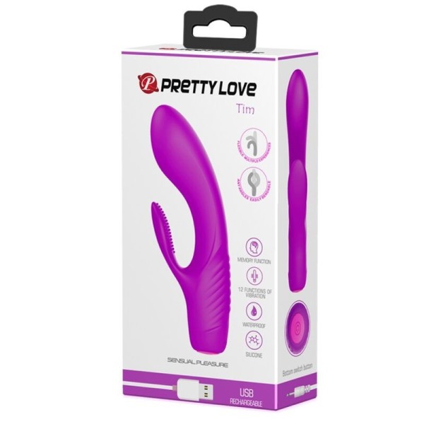 PRETTY LOVE - VIBRADOR RECARGABLE TIM PURPLE PRETTY LOVE FLIRTATI