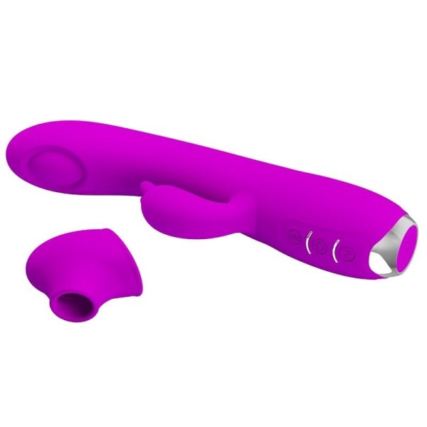 PRETTY LOVE - VIBRATEUR REGINA - ONDES STIMULANTES RECHARGEABLES VIOLET PRETTY LOVE C-TYPE