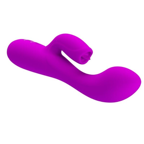 PRETTY LOVE - GLORIA VIBRADOR CONEJO RECARGABLE IMPERMEABLE MORAD
