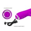PRETTY LOVE - VIBRATEUR RECHARGEABLE RACHEL AVEC ONDES STIMULANTES VIOLET PRETTY LOVE C-TYPE