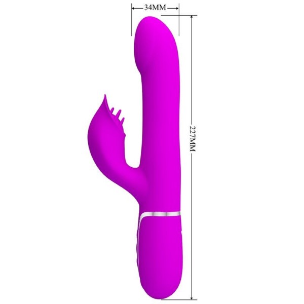 PRETTY LOVE - VIBRADOR DE CUENTAS CONEJO VIOLETA PRETTY LOVE FLIR