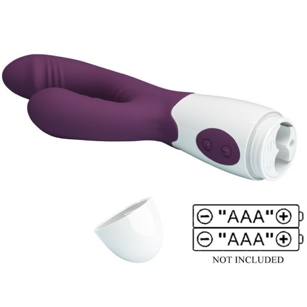 PRETTY LOVE - ANDRE VIBRATEUR RABBIT & STIMULATEUR DE POINT G VIOLET PRETTY LOVE FLIRTATION