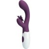 PRETTY LOVE - BUTTERFLY KISS VIBRATEUR RABBIT ET STIMULATEUR DE POINT G VIOLET PRETTY LOVE FLIRTATION