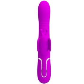 PRETTY LOVE - VIBRATEUR MULTIFONCTION LAPIN 4 EN 1 PAPILLON FUCHSIA PRETTY LOVE FLIRTATION
