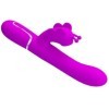 PRETTY LOVE - VIBRATEUR MULTIFONCTION LAPIN 4 EN 1 PAPILLON FUCHSIA PRETTY LOVE FLIRTATION