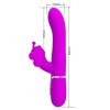 PRETTY LOVE - VIBRATEUR MULTIFONCTION LAPIN 4 EN 1 PAPILLON FUCHSIA PRETTY LOVE FLIRTATION