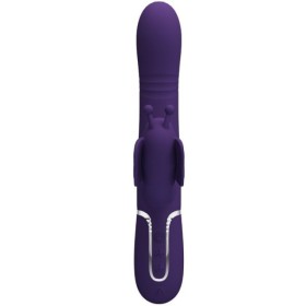 PRETTY LOVE - VIBRATEUR MULTIFONCTION LAPIN 4 EN 1 PAPILLON VIOLET PRETTY LOVE FLIRTATION