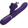 PRETTY LOVE - VIBRATEUR MULTIFONCTION LAPIN 4 EN 1 PAPILLON VIOLET PRETTY LOVE FLIRTATION