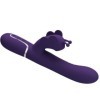 PRETTY LOVE - VIBRATEUR MULTIFONCTION LAPIN 4 EN 1 PAPILLON VIOLET PRETTY LOVE FLIRTATION
