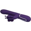 PRETTY LOVE - VIBRATEUR MULTIFONCTION LAPIN 4 EN 1 PAPILLON VIOLET PRETTY LOVE FLIRTATION