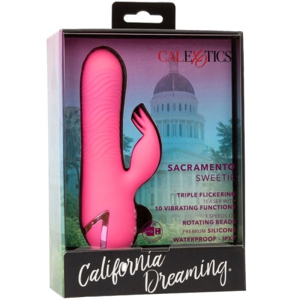 CALEXOTICS - SACRAMENTO SWEETIE VIBRATEUR LAPIN ROSE PAR CALIFORNIA DREAMING CALEXOTICS