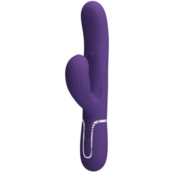 PRETTY LOVE - PERLITA VIBRATEUR G-SPOT 3 EN 1 MULTIFONCTION VIOLET PRETTY LOVE FLIRTATION