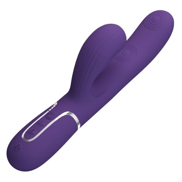 PRETTY LOVE - PERLITA VIBRATEUR G-SPOT 3 EN 1 MULTIFONCTION VIOLET PRETTY LOVE FLIRTATION