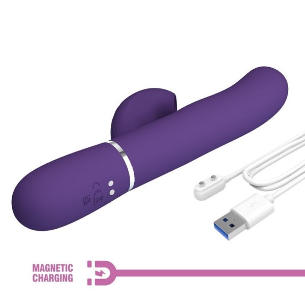 PRETTY LOVE - PERLITA VIBRATEUR G-SPOT 3 EN 1 MULTIFONCTION VIOLET PRETTY LOVE FLIRTATION
