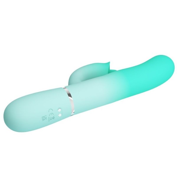 PRETTY LOVE - GIGI VIBRADOR CONEJO MULTIFUNCIÓN AQUA VERDE PRETTY