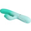 PRETTY LOVE - VIBRATEUR LAPIN MULTIFONCTION GIGI VERT AQUA PRETTY LOVE FLIRTATION