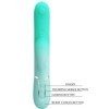 PRETTY LOVE - VIBRATEUR LAPIN MULTIFONCTION GIGI VERT AQUA PRETTY LOVE FLIRTATION