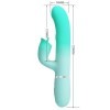 PRETTY LOVE - GIGI VIBRADOR CONEJO MULTIFUNCIÓN AQUA VERDE PRETTY