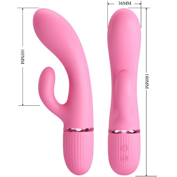 PRETTY LOVE - VIBRATEUR MARSKI RABBIT & POINT G ROSE PRETTY LOVE FLIRTATION