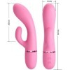 BONITO AMOR - VIBRADOR MARSKI COELHO E PONTO G ROSA BONITO AMOR FLIRTAÇÃO