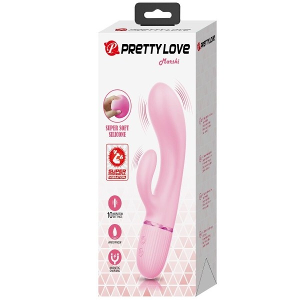 PRETTY LOVE - VIBRATEUR MARSKI RABBIT & POINT G ROSE PRETTY LOVE FLIRTATION