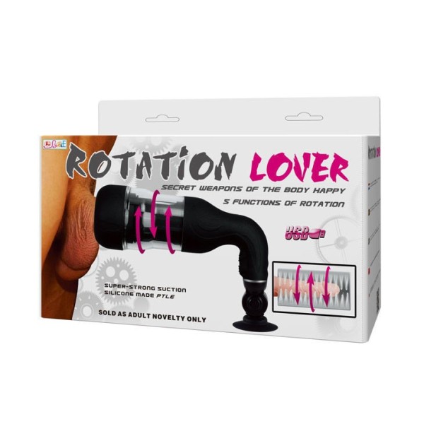 BAILE - MASTURBATEUR AUTOMATIQUE ROTATION LOVER AVEC SUPPORT BAILE FOR HIM