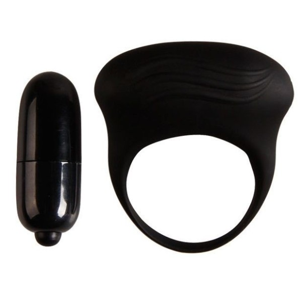 PRETTY LOVE - BERTRAM ANILLO VIBRADOR NEGRO PRETTY LOVE MASCULINO